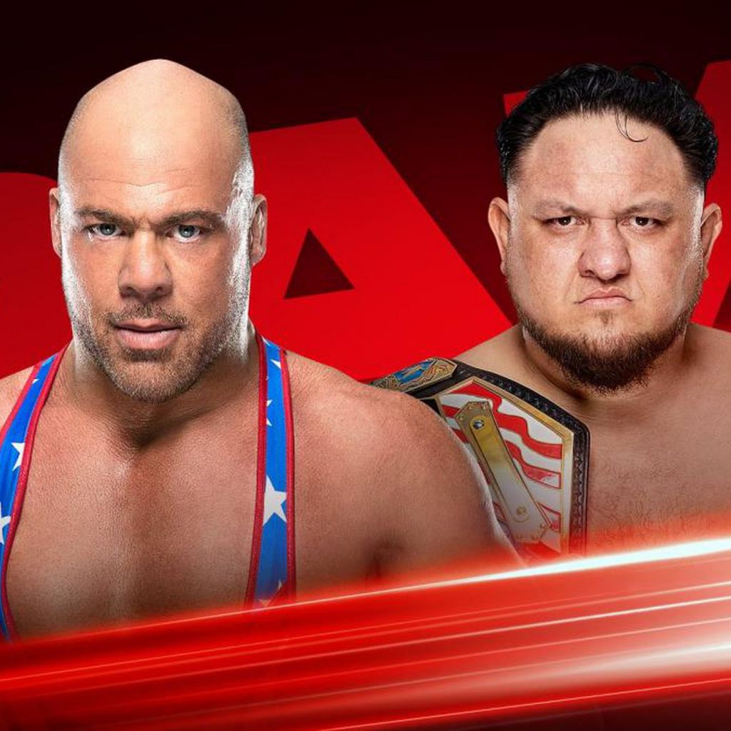 Kurt Angle vs Samoa Joe esta noche en WWE RAW