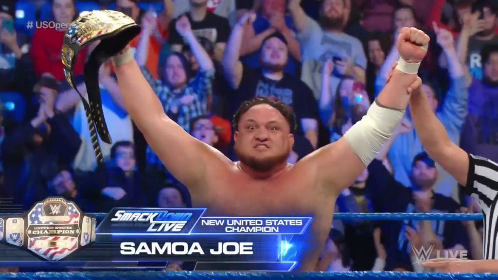 Samoa Joe nuevo campeón de Estados Unidos