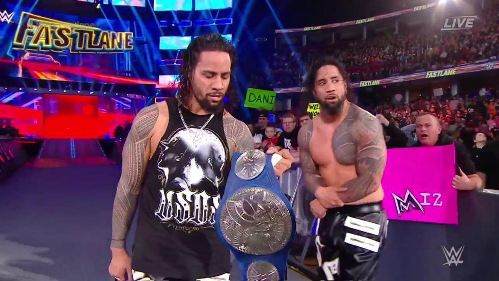 The Usos defienden los campeonatos por pareja de SmackDown en Fastlane 2019. Descubre como ha trasncurrido el combate de la noche de hoy.
