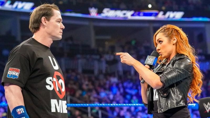 SmackDown 234 desde Medellín, Colombia.  John-Cena-dan-Becky-Lynch