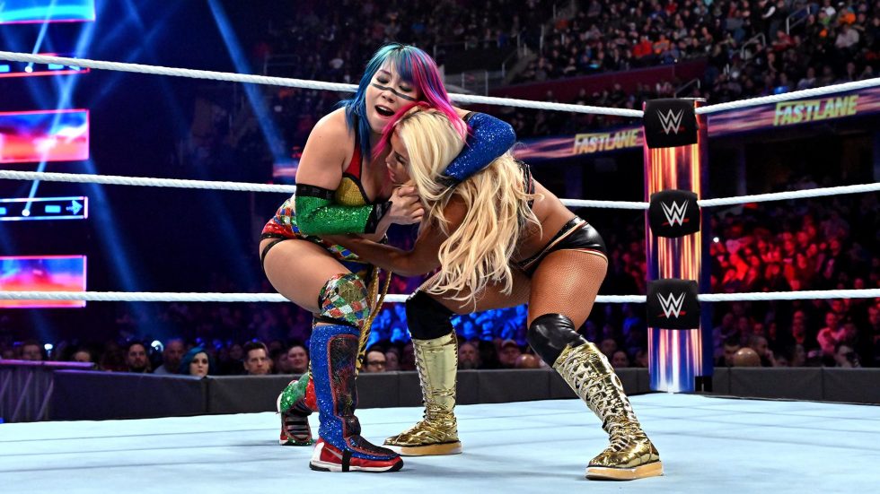 Asuka defiende ante Mandy Rose en WWE Fastlane 2019. Descubre como ha sido el combate en la noche del 10 de Marzo de 2019.