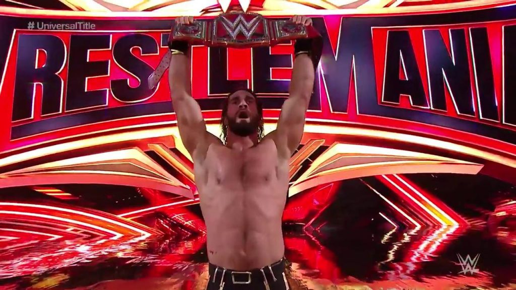 Seth Rollins nuevo campeón Universal en WrestleMania 35
