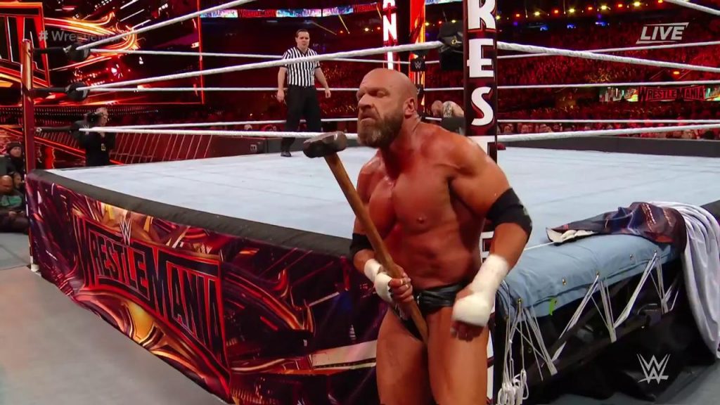 Triple H vence a Batista en WrestleMania 35