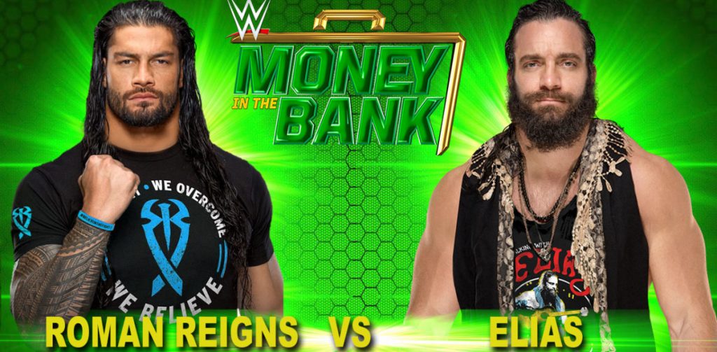 Money In The Bank: Apuestas Roman Reigns vs Elias