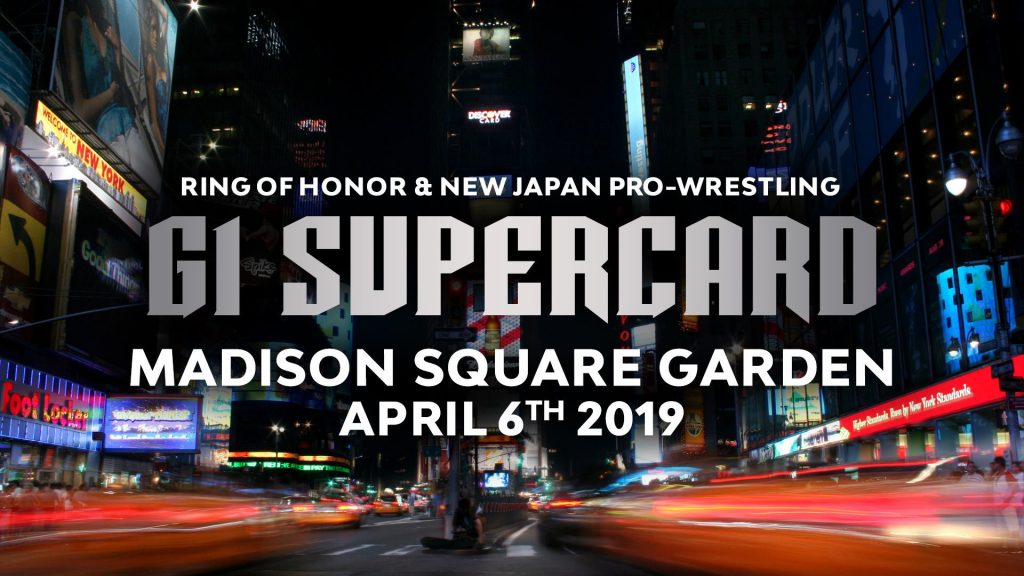 Cartelera final NJPW G1 Supercard 6 de abril