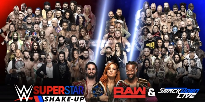 Luchadores que cambiaron a RAW durante Superstar Shake-up