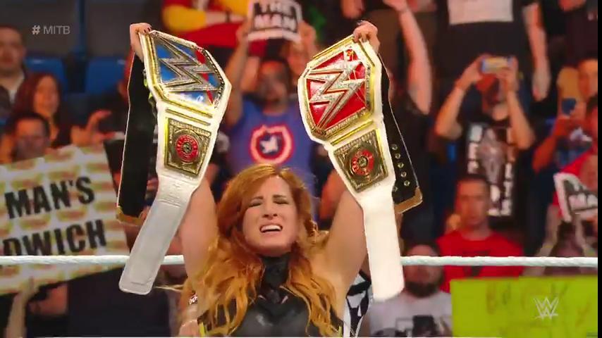 Becky Lynch vence a Lacey Evans en Money In The Bank