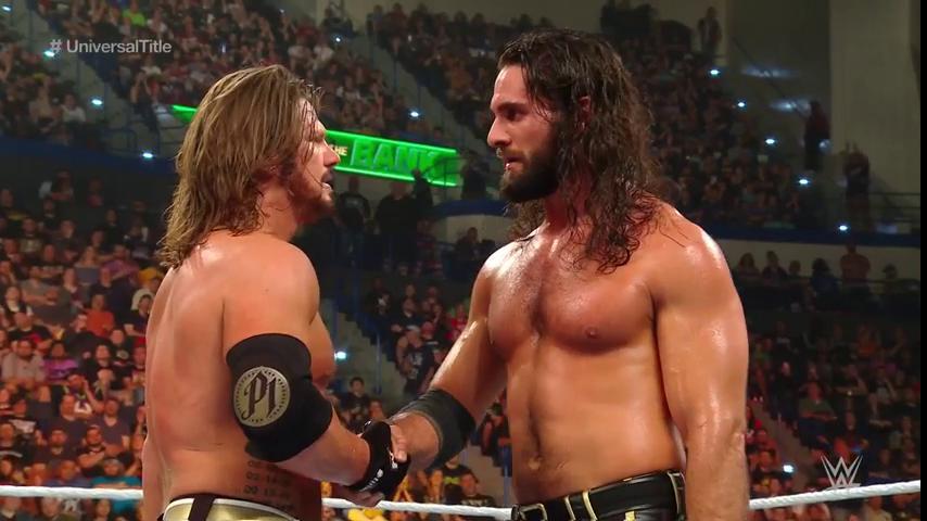 Seth Rollins derrota a AJ Styles en Money In The Bank