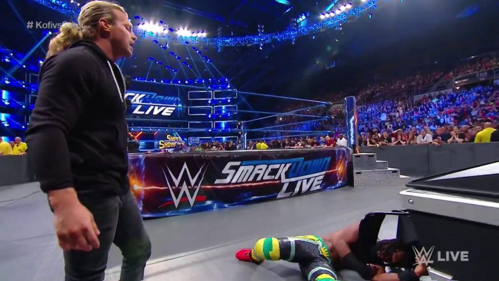 Dolph Ziggler regresa en WWE SmackDown Live atacando a Kofi Kingston