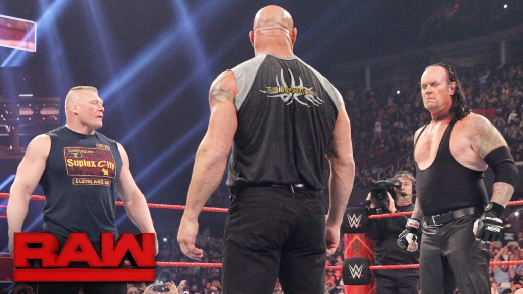 The Undertaker Brock Lesnar Goldberg