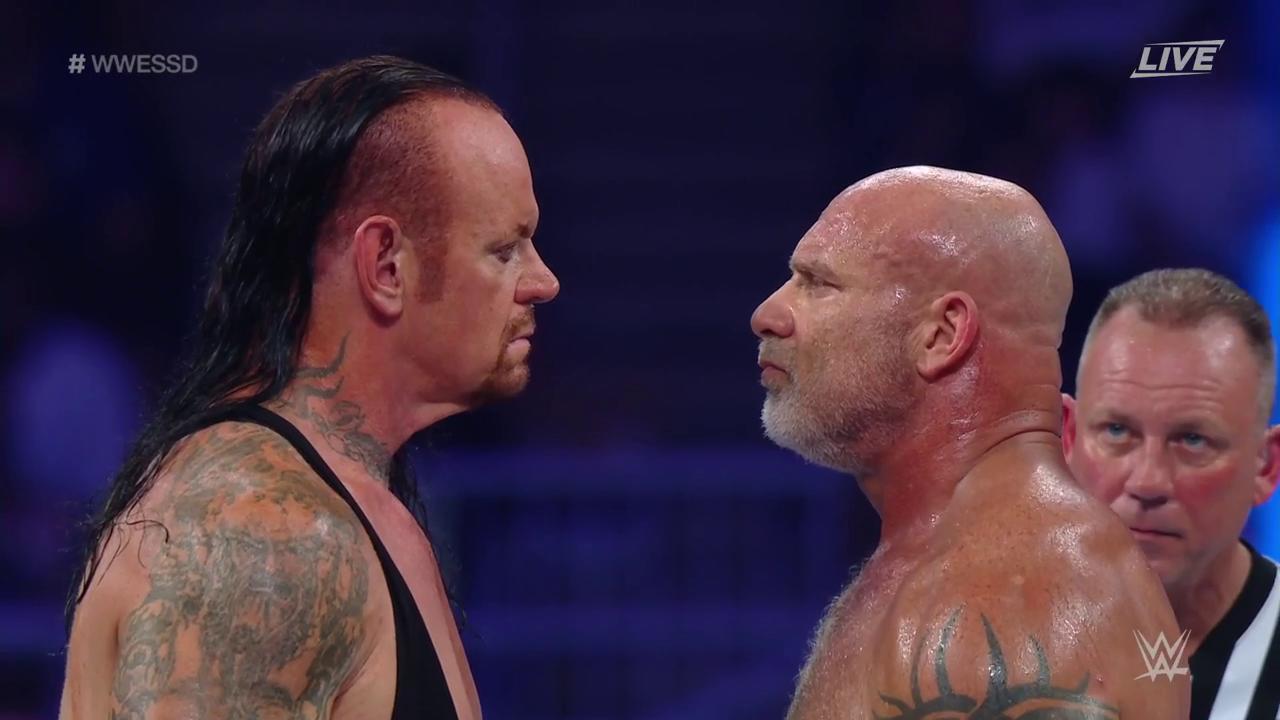 Undertaker vence a Goldberg en WWE Super Show-Down Undertaker WWE Super Show-Down