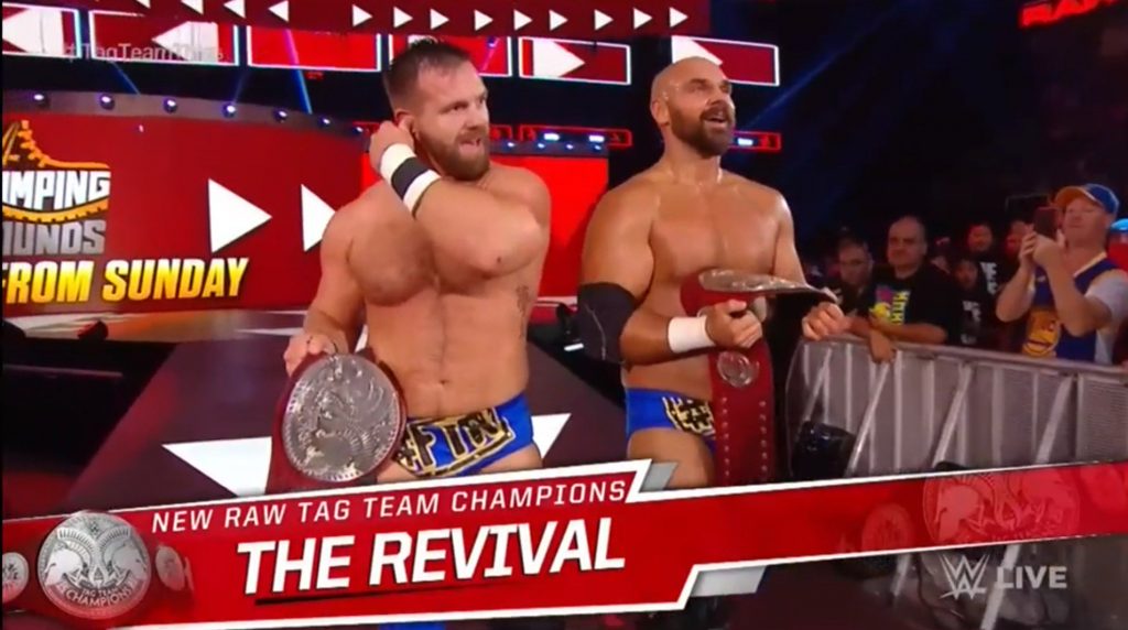 The Revival nuevos campeones por pareja de WWE RAW