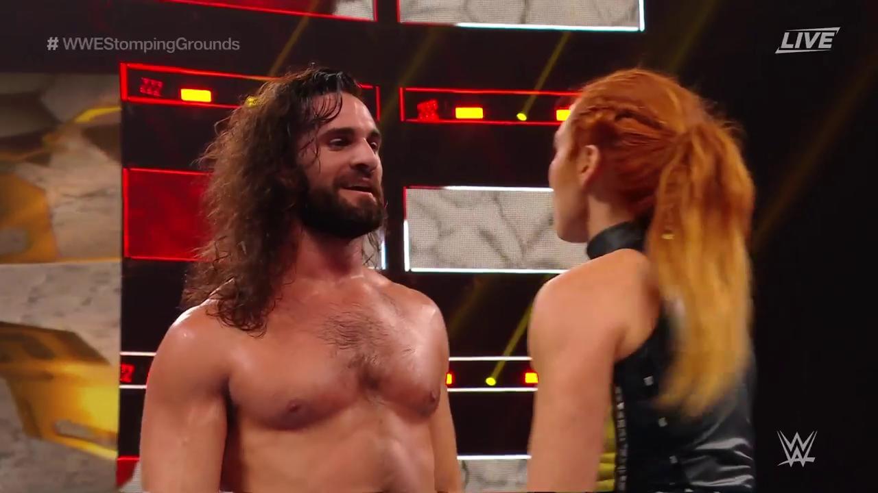 Seth Rollins defiende con éxito en Stomping Grounds Seth Rollins defiende con éxito en Stomping Grounds