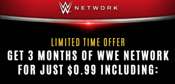 WWE envía oferta interesante para captar nuevos subscriptores