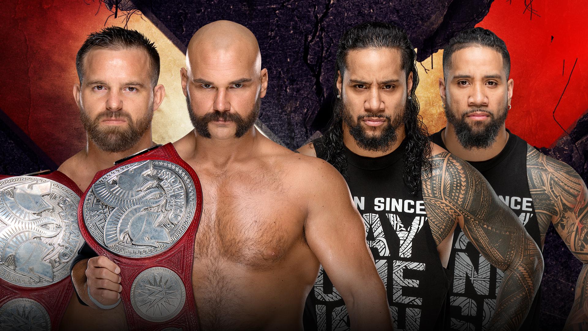 Campeonato por parejas de WWE RAW: The Revival vs The Usos en Extreme Rules Campeonato por parejas de WWE RAW: The Revival vs The Usos en Extreme Rules