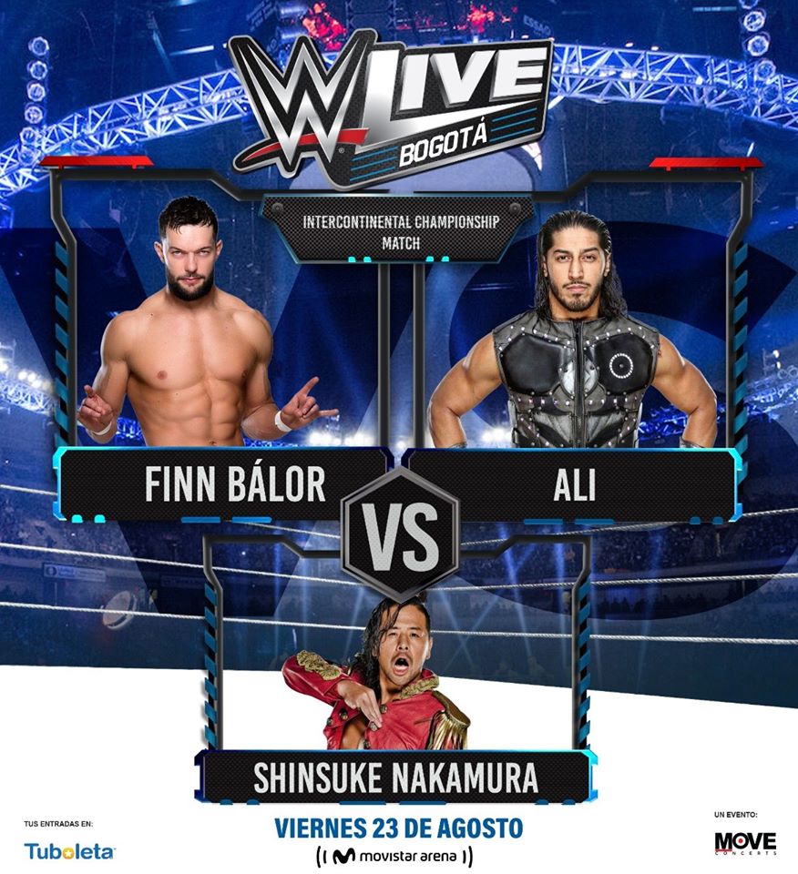 Se anuncia cartelera completa del WWE Live en Colombia