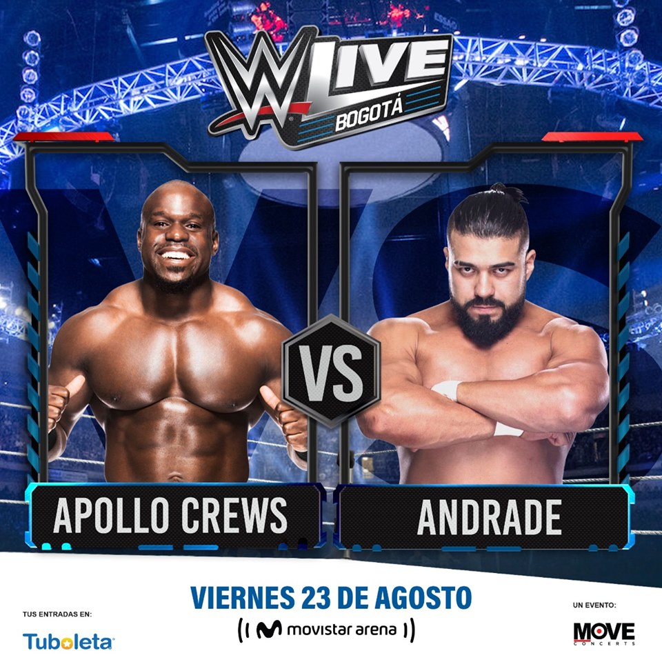 Se anuncia cartelera completa del WWE Live en Colombia