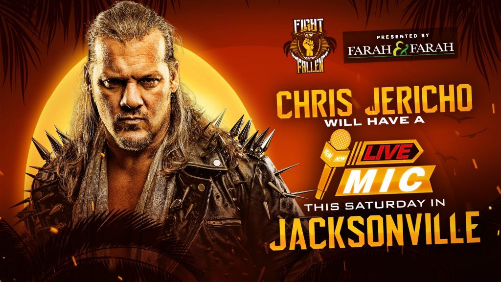 Revelado el papel de Chris Jericho en AEW Fight for the Fallen