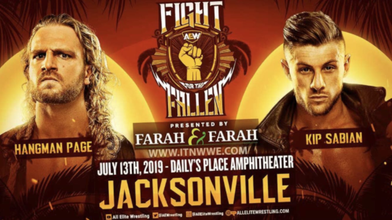 Adam Page derrota a Kip Sabian en AEW Fight For The Fallen Adam Page derrota a Kip Sabian en AEW Fight For The Fallen