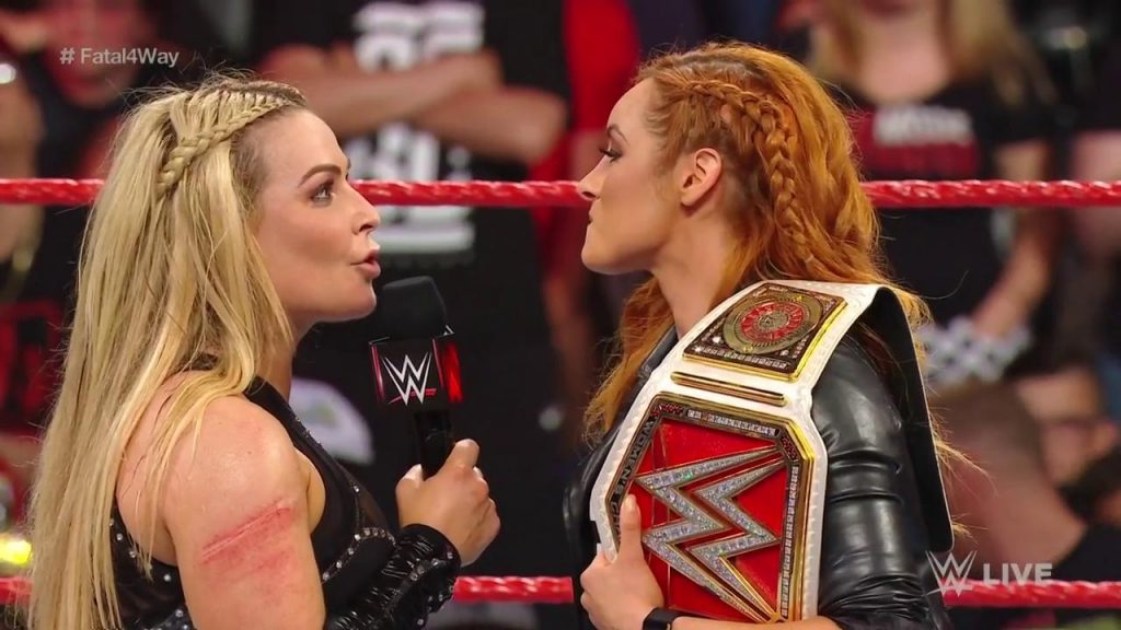 Becky Lynch vs Natalya en WWE SummerSlam