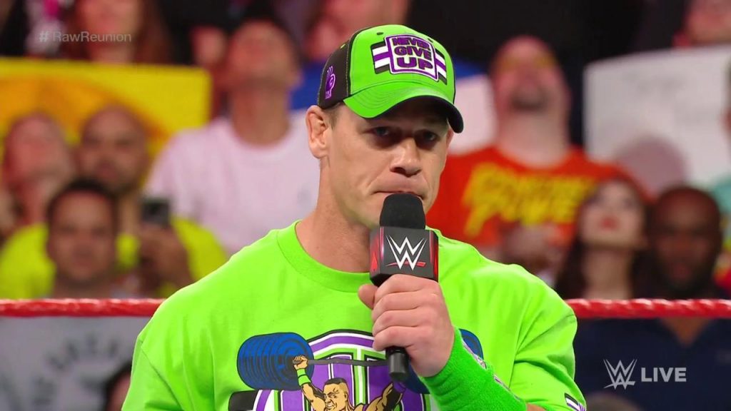 John Cena abre el WWE RAW Reunion