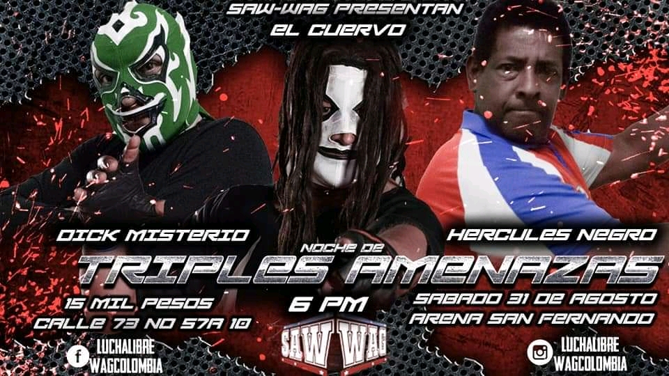 Wrestling Colombiano: SAW-WAG #Yoapoyolaluchalibrenacional