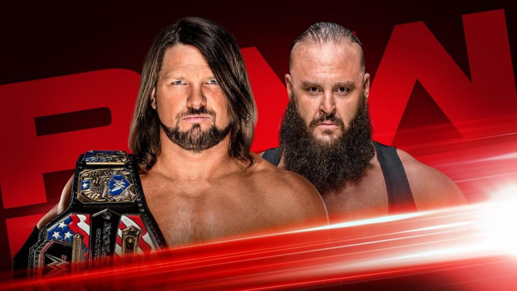 Braun Strowman tendrá una oportunidad titular ante AJ Styles en Raw AJ Styles Braun Strowman Raw