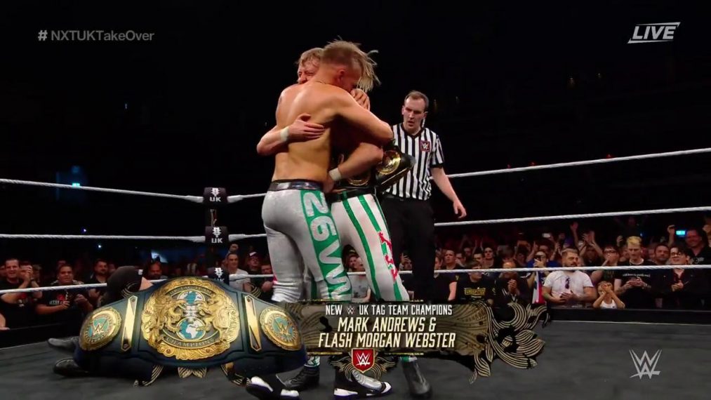 Webster & Andrews ganan los Campeonatos por Parejas de NXT UK en TakeOver: Cardiff Webster & Andrews TakeOver: Cardiff