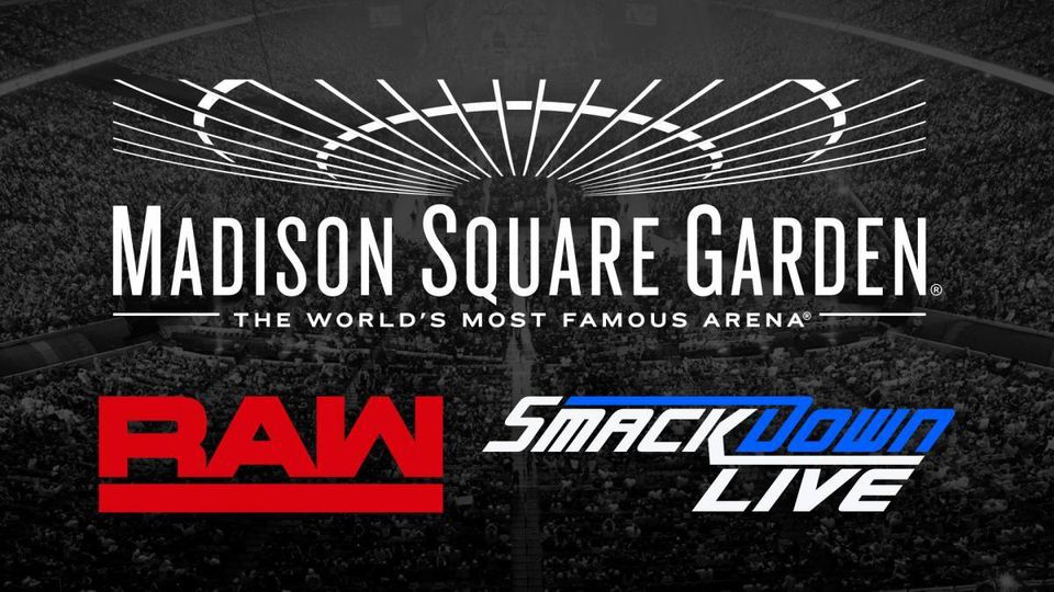 Carteleras para los eventos de WWE en el Madison Square Garden