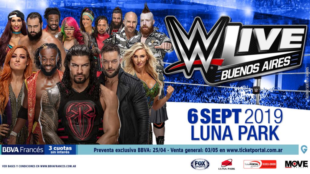 Resultados WWE Argentina 6 de Septiembre en Buenos Aires