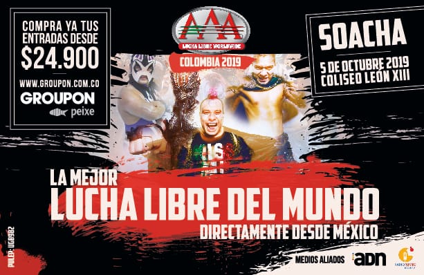 AAA Lucha Libre Worldwide vuelve a Colombia