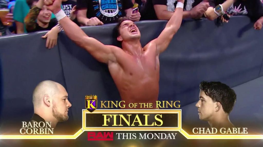 Chad Gable vs. Baron Corbin en la final de King of the Ring 2019