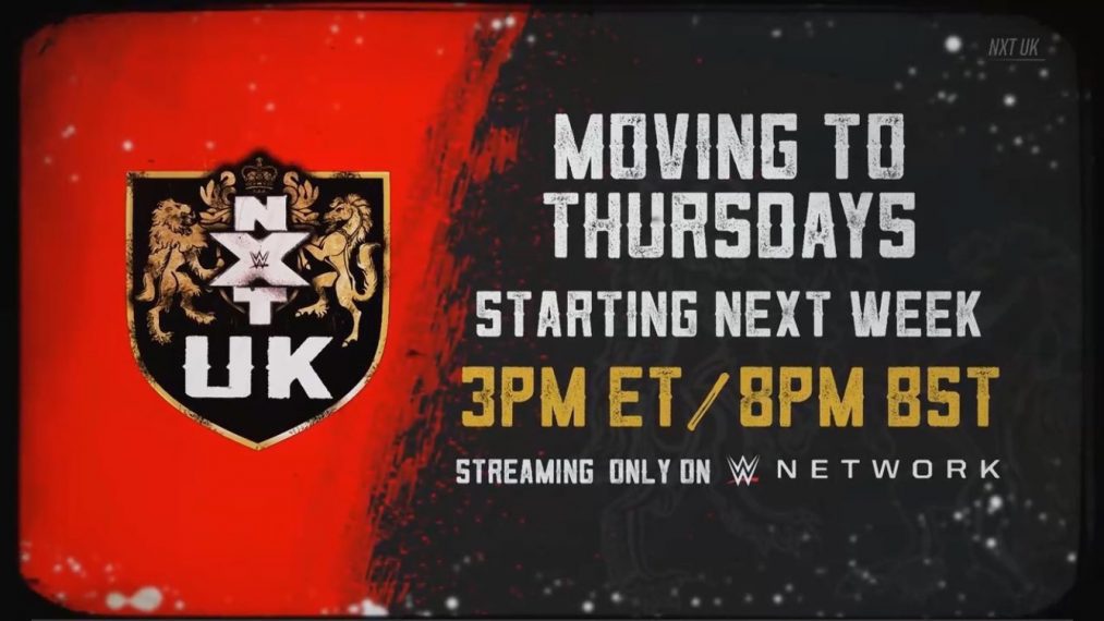 NXT UK jueves