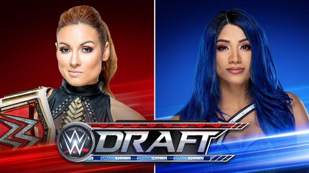 Sasha Banks vs. Becky Lynch por ser la primera elección del Draft en Raw