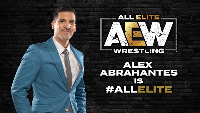Alex Abrahantes firma por AEW