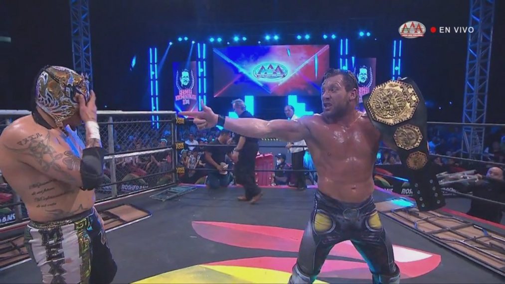 Kenny Omega nuevo Megacampeón de AAA tras Héroes Inmortales XIII Kenny Omega nuevo Megacampeón de AAA tras Héroes Inmortales XIII
