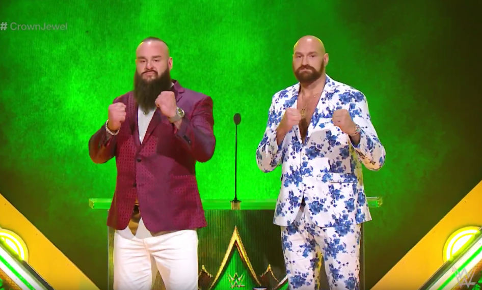 Apuestas Crown Jewel: Tyson Fury vs. Braun Strowman Apuestas Crown Jewel: Tyson Fury vs. Braun Strowman