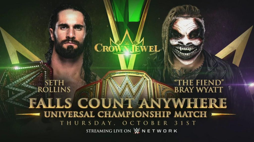 Seth Rollins Bray Wyatt Crown Jewel