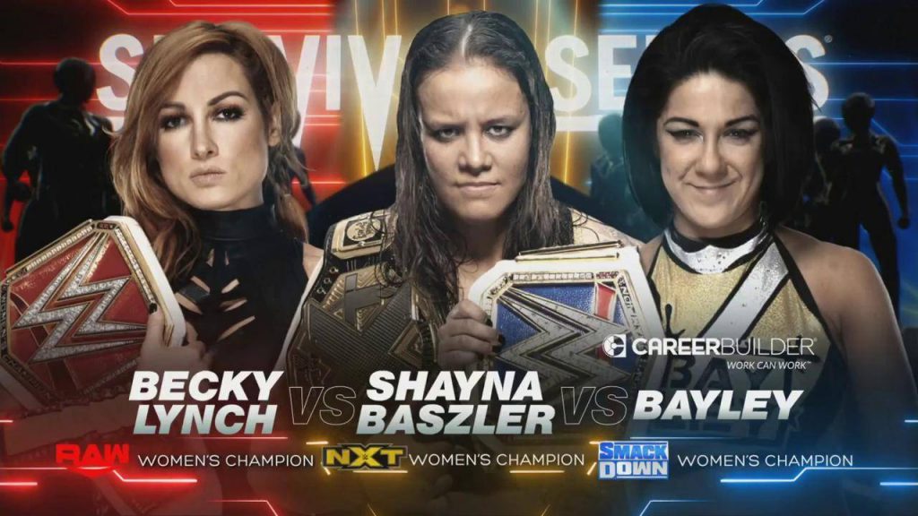 Shayna Baszler vs. Bayley vs. Becky Lynch en Survivor Series