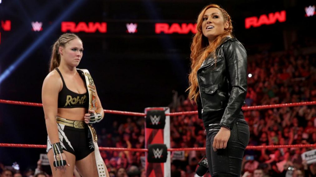 Becky Lynch Ronda Rousey