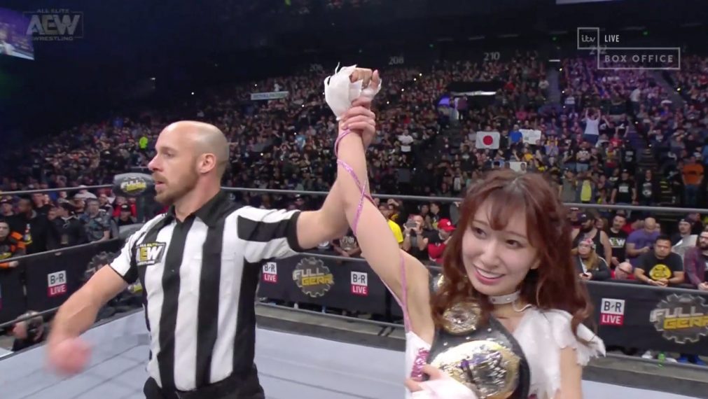 Riho retiene el Campeonato Femenino de AEW en Full Gear Riho podría regresar pronto a AEW