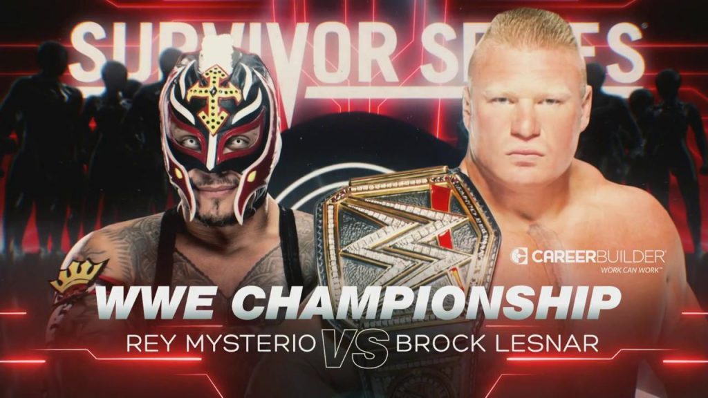 Rey Mysterio Brock Lesnar Survivor Series