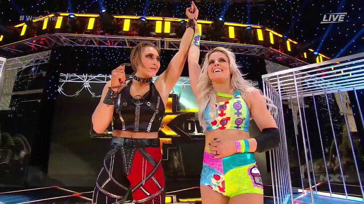 Team Rhea obtiene la victoria en TakeOver: War Games Team Rhea TakeOver War Games