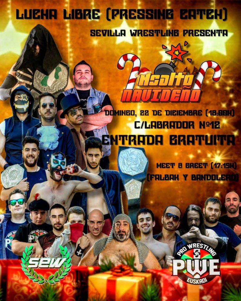 Sevilla Wrestling presentará Asalto Navideño el 22 de diciembre
