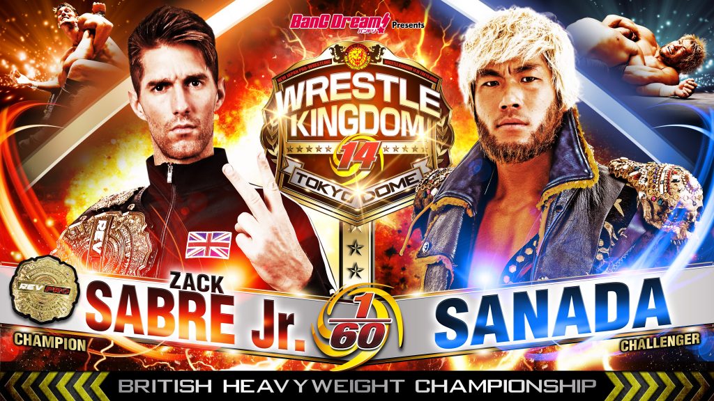 Zack Sabre Campeonato Britanico Wrestle Kingdom