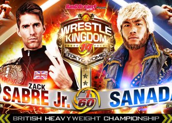 Zack Sabre Campeonato Britanico Wrestle Kingdom