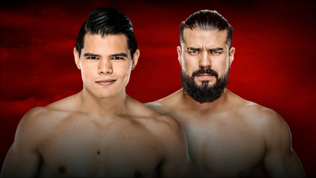Andrade vs Humberto Carrillo en WWE Royal Rumble