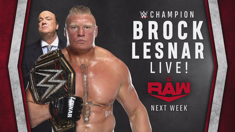 Brock Lesnar y Paul Heyman se salieron del guión en RAW