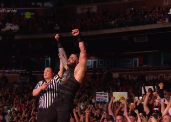 Roman Reigns Corbin Royal Rumble