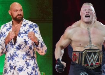 Tyson Fury Brock Lesnar WrestleMania 36